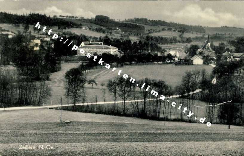 Zeillern Ortsansicht 1960